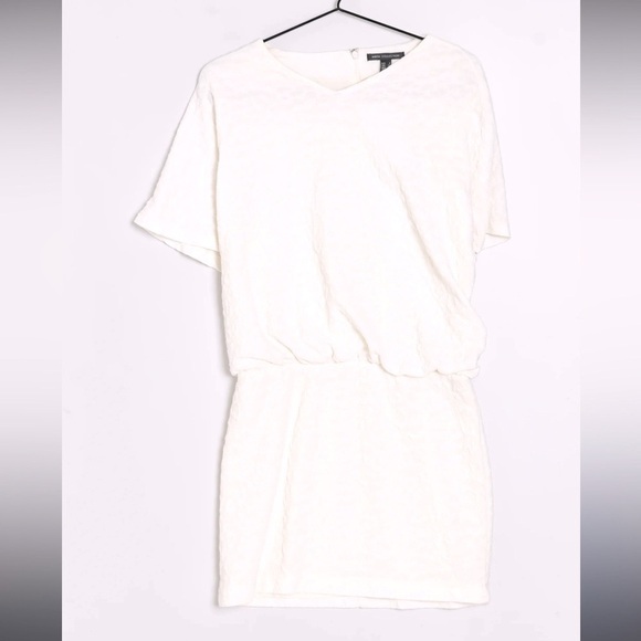 Ivory color mango MNG mini cheetah dress size XS euro or XXS US so cute - Picture 1 of 4